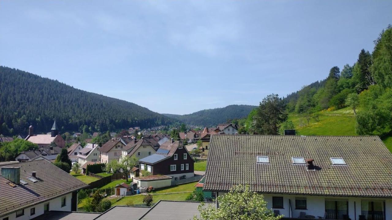 Ferienwohnung Mit Aussicht Enzklösterle Exteriör bild